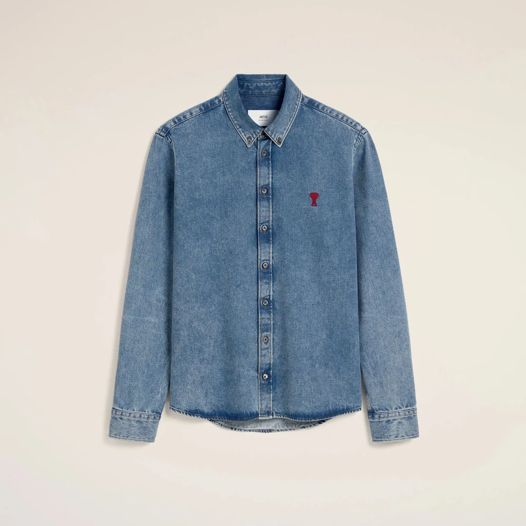 Ami【国现 专柜5600】女士户外潮服牛仔外套USH063DE0056