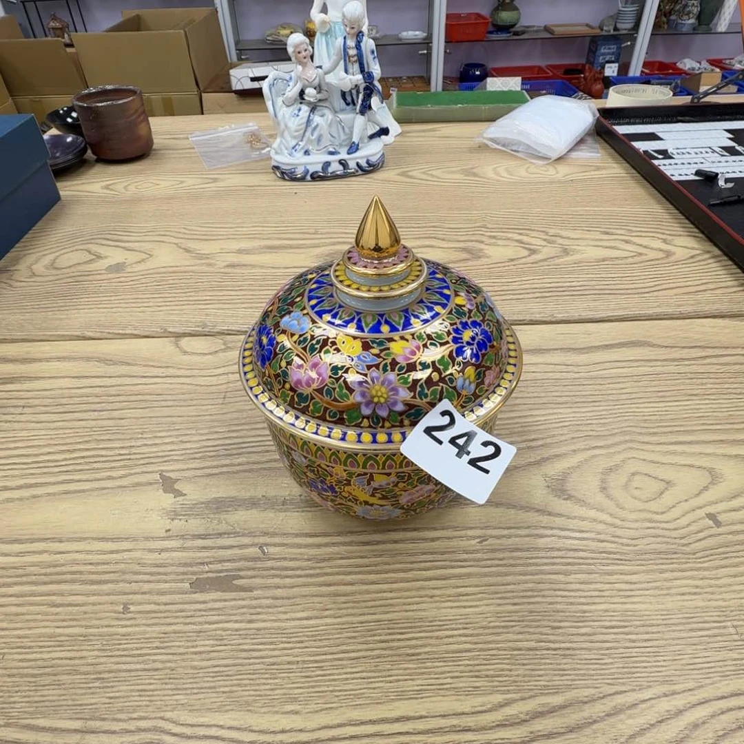 瓷片工艺品摆件瓷器摆件正能量