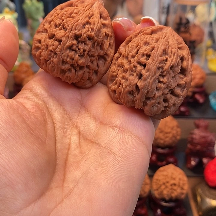 吊坠文玩核桃41全品高炮凹底南疆石