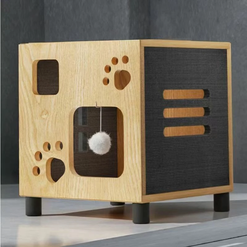 四季通用一体太空舱架子跳台猫咪别墅抓板玩具猫咪用品猫窝猫爬架