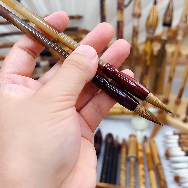 纯辽尾作品小楷毛笔