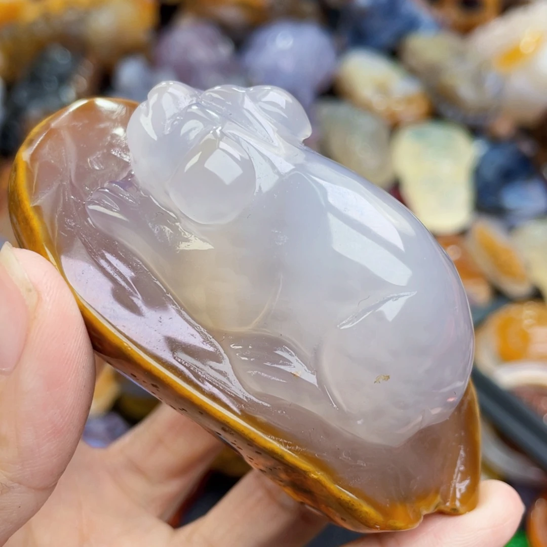 未镶嵌天然玛瑙/玉髓