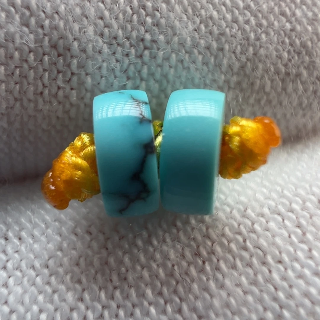 绿松石未镶嵌配饰5.2*2.1