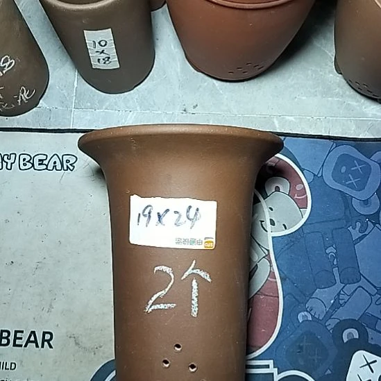 大号兰花两个花盆微瑕