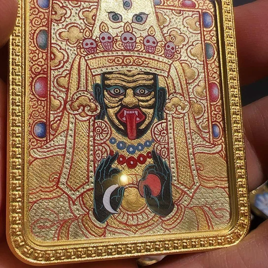 吊坠热贡手绘扎基拉姆