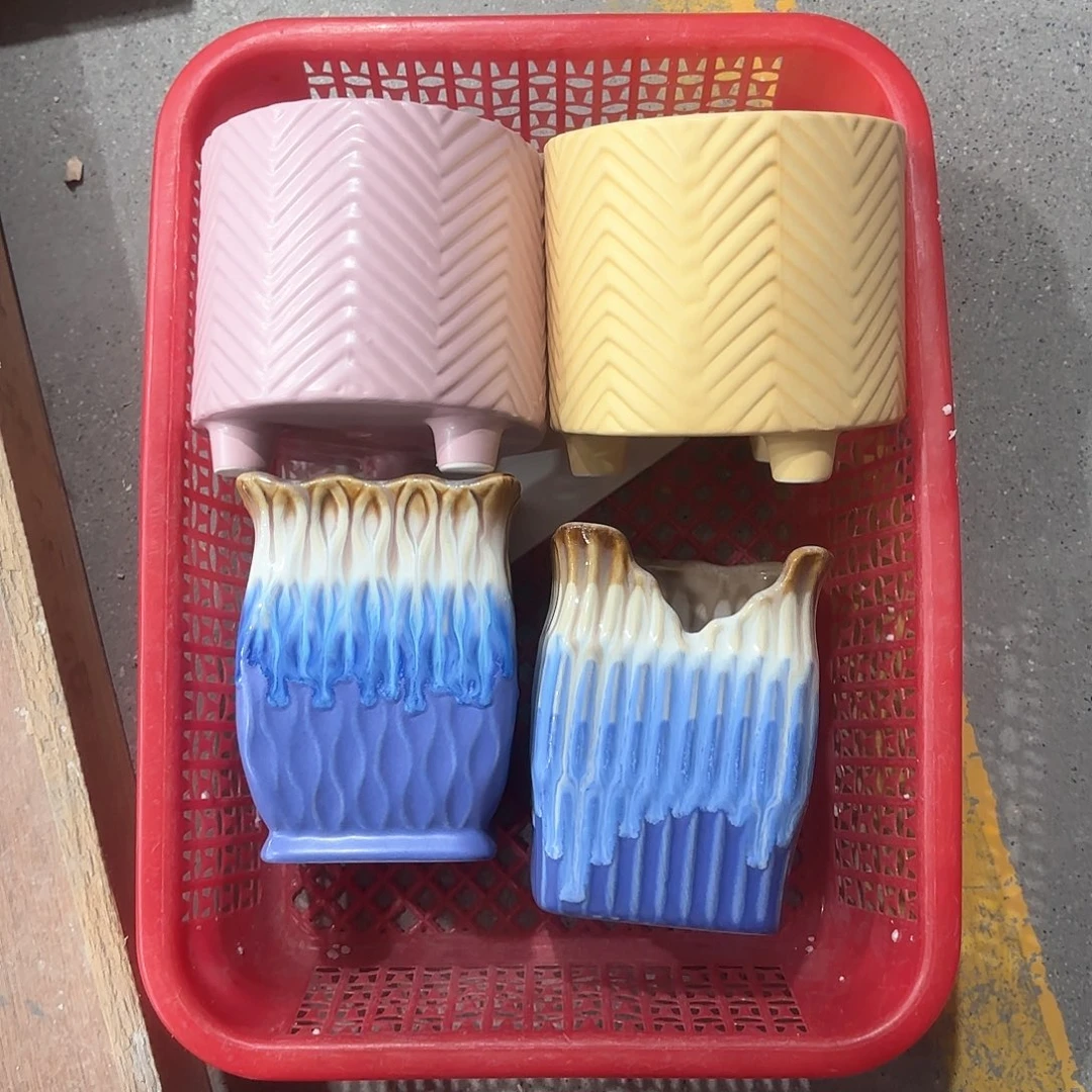 陶瓷陶瓷花盆，多肉花盆