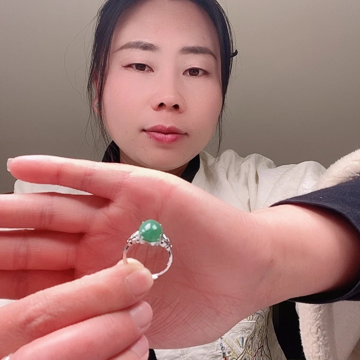 石英质玉戒指未镶嵌D****0