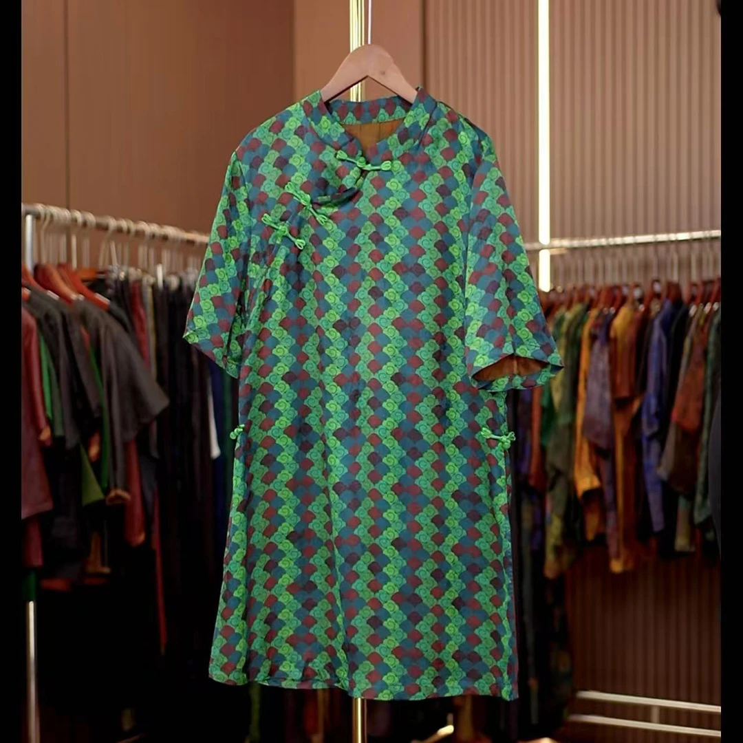 青黛-新中式国风青绿奥黛0297