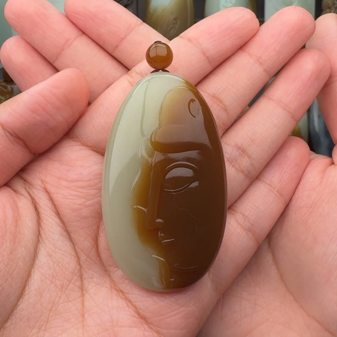 西***鸒和田玉未镶嵌颈饰