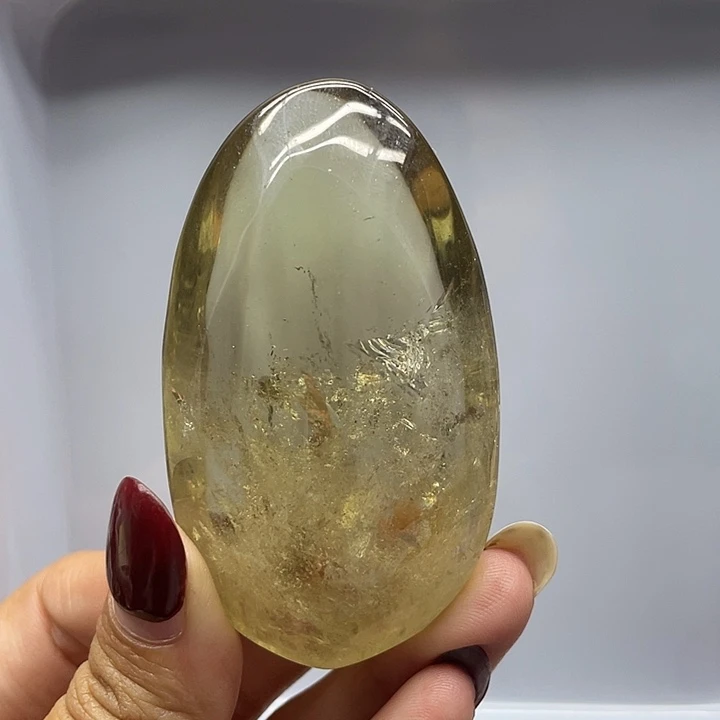 未镶嵌珠宝半成品水晶19黄水晶把玩长6.9宽3.9厚2.4