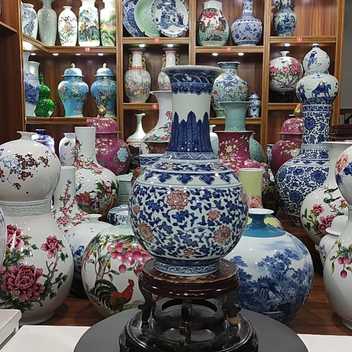 瓶景德镇陶瓷花瓶子