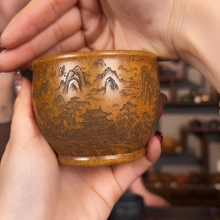 紫砂茶壶宜兴紫光石