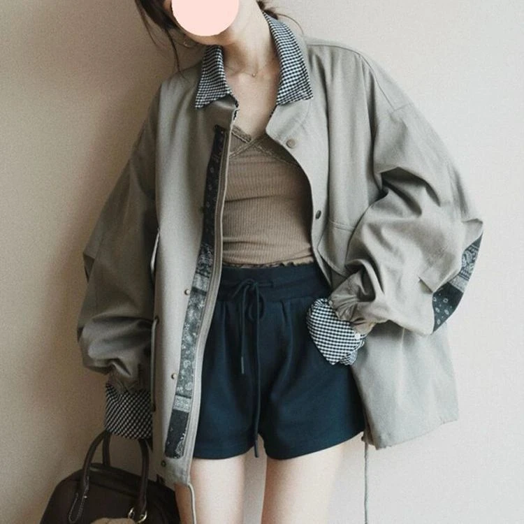 【正确版】2026年春季新款高级感宽松休闲风衣女中长款英伦风外套