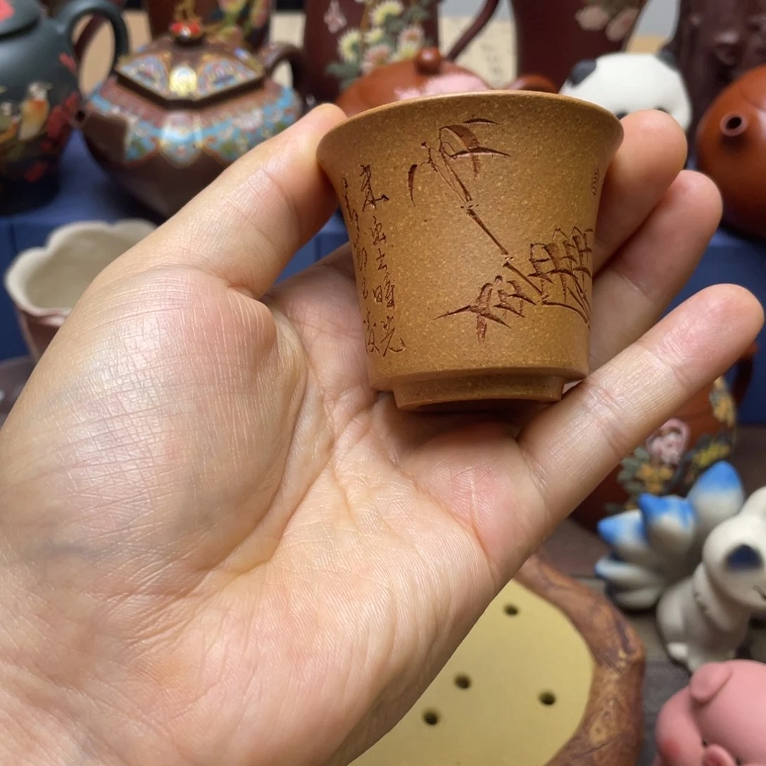 茶杯紫砂紫砂主人杯50cc