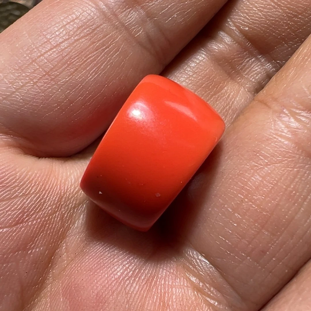 颈饰玻璃墨白藏传出品19