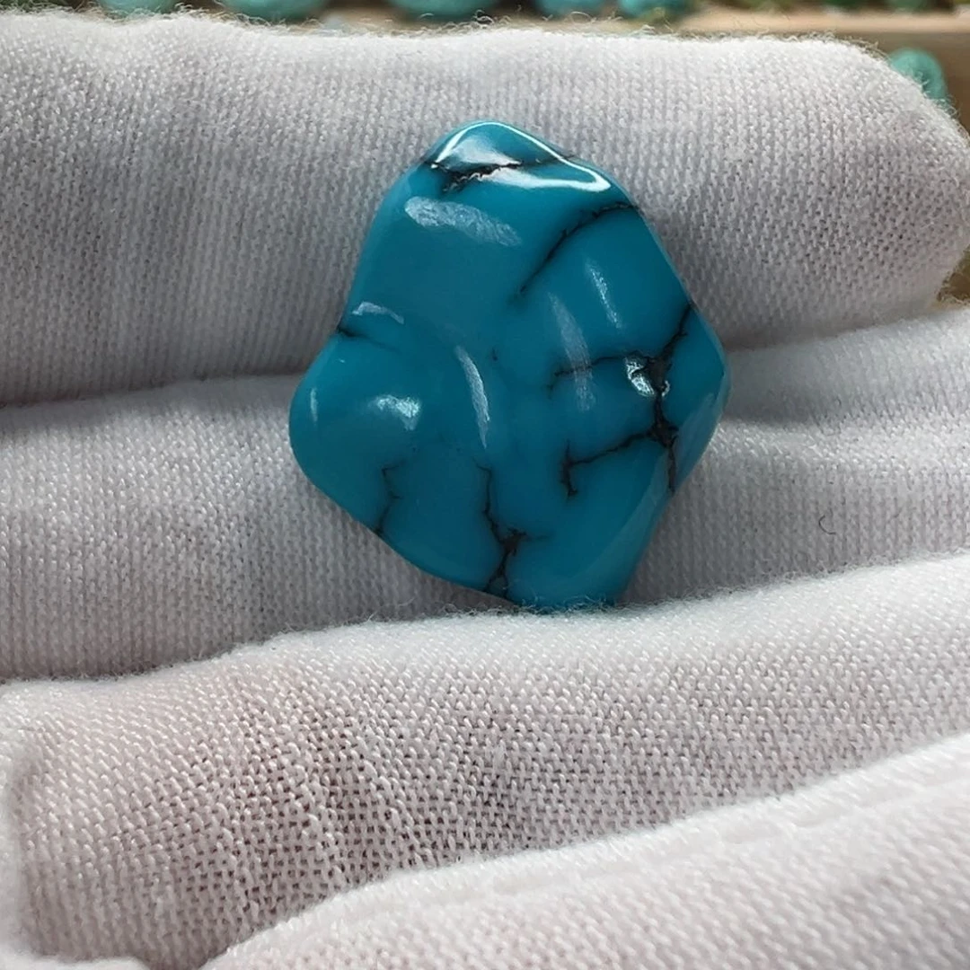 未镶嵌绿松石随形19.5mm