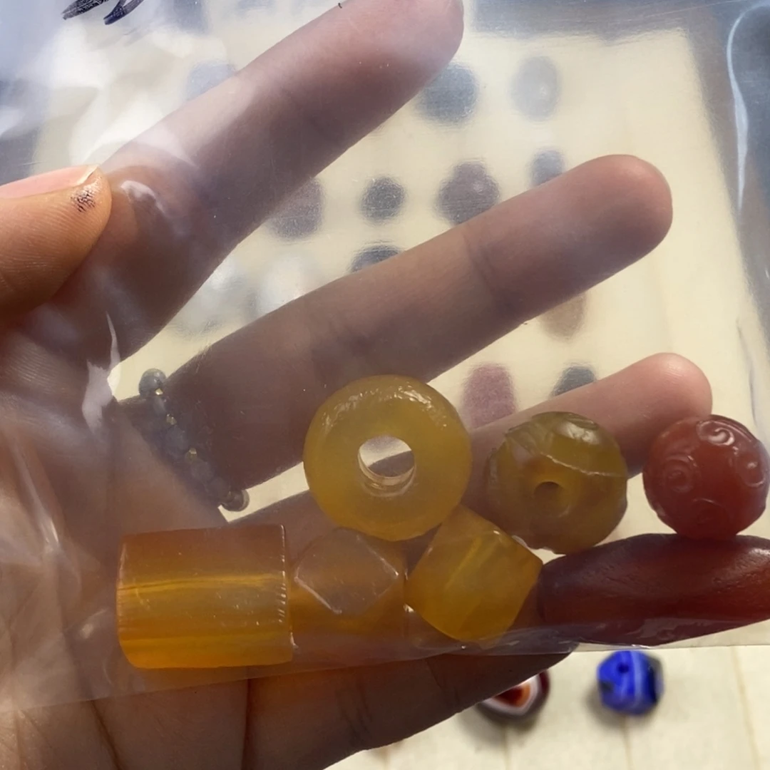 墨***悠玛瑙/玉髓合金颈饰