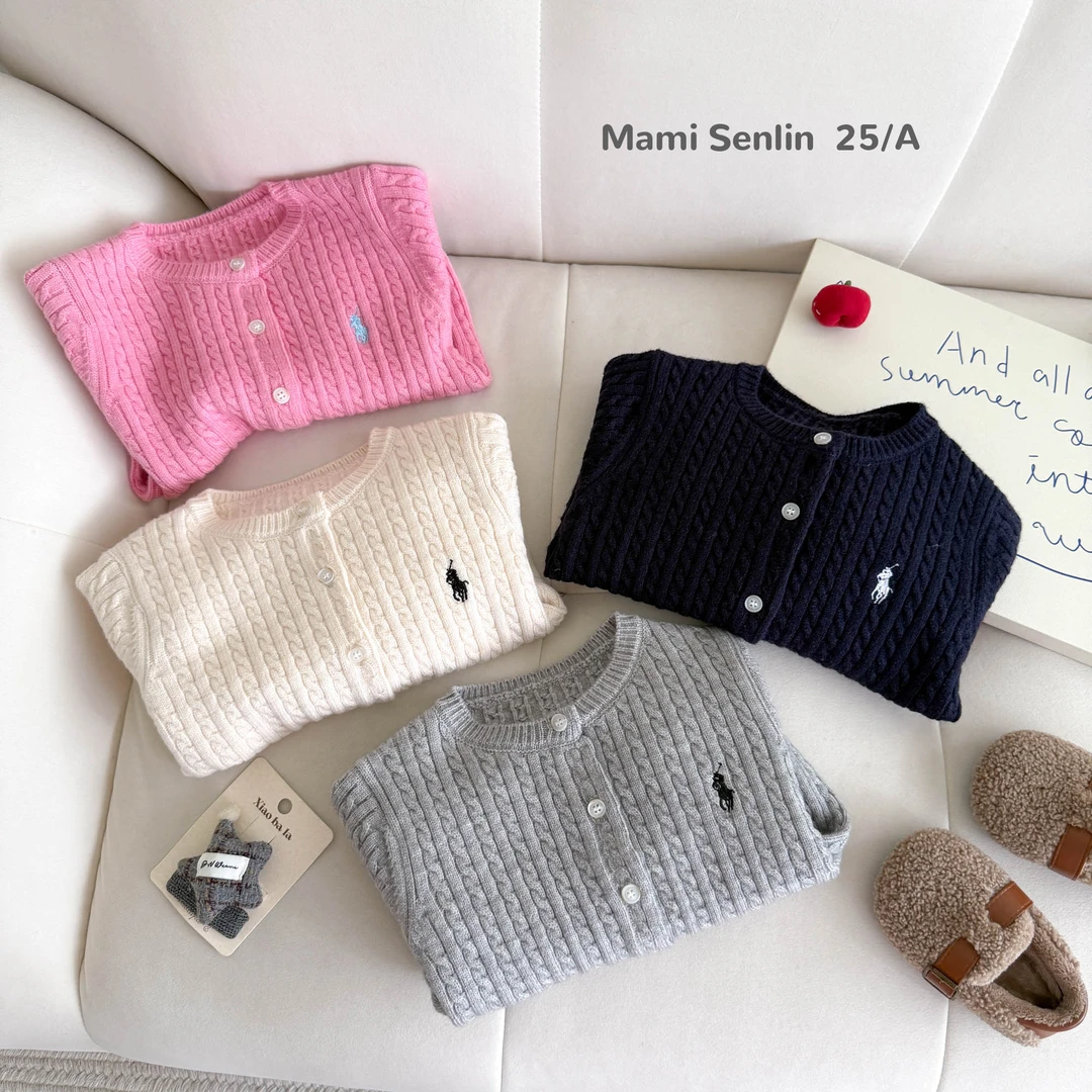 【现货】妈咪森林童装2025年秋季新款毛衣针织开衫 253-MMSL-253622