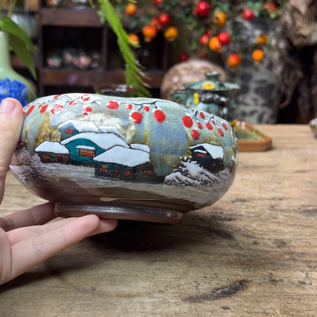 等***茶瓷片景德镇陶瓷刘道标
