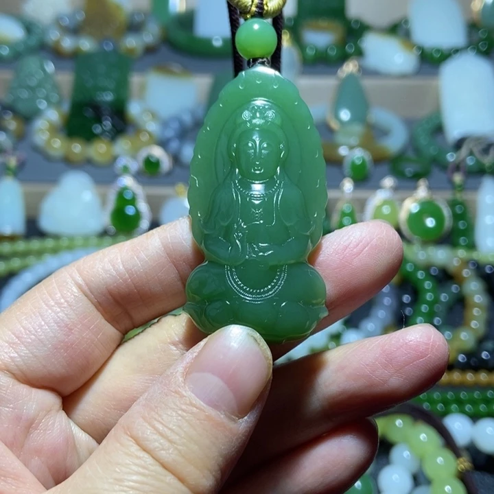 和田玉未镶嵌吊坠(不含链)