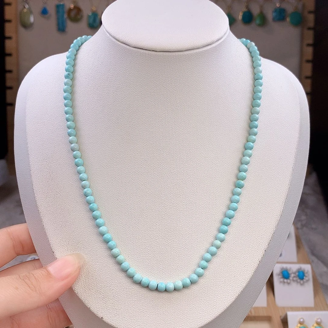 绿松石未镶嵌颈饰