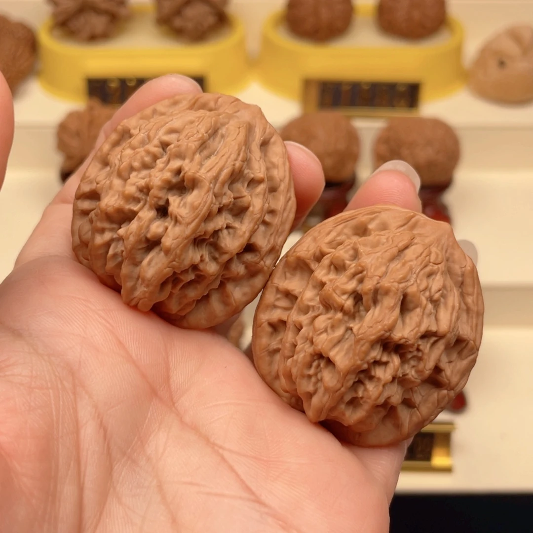 把件文玩核桃爆肉麦虎39