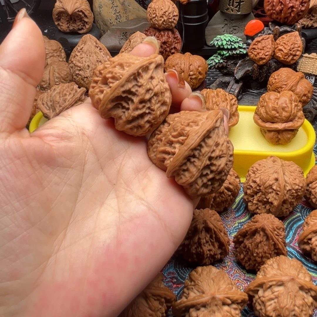 吊坠文玩核桃全品火焰马蹄40