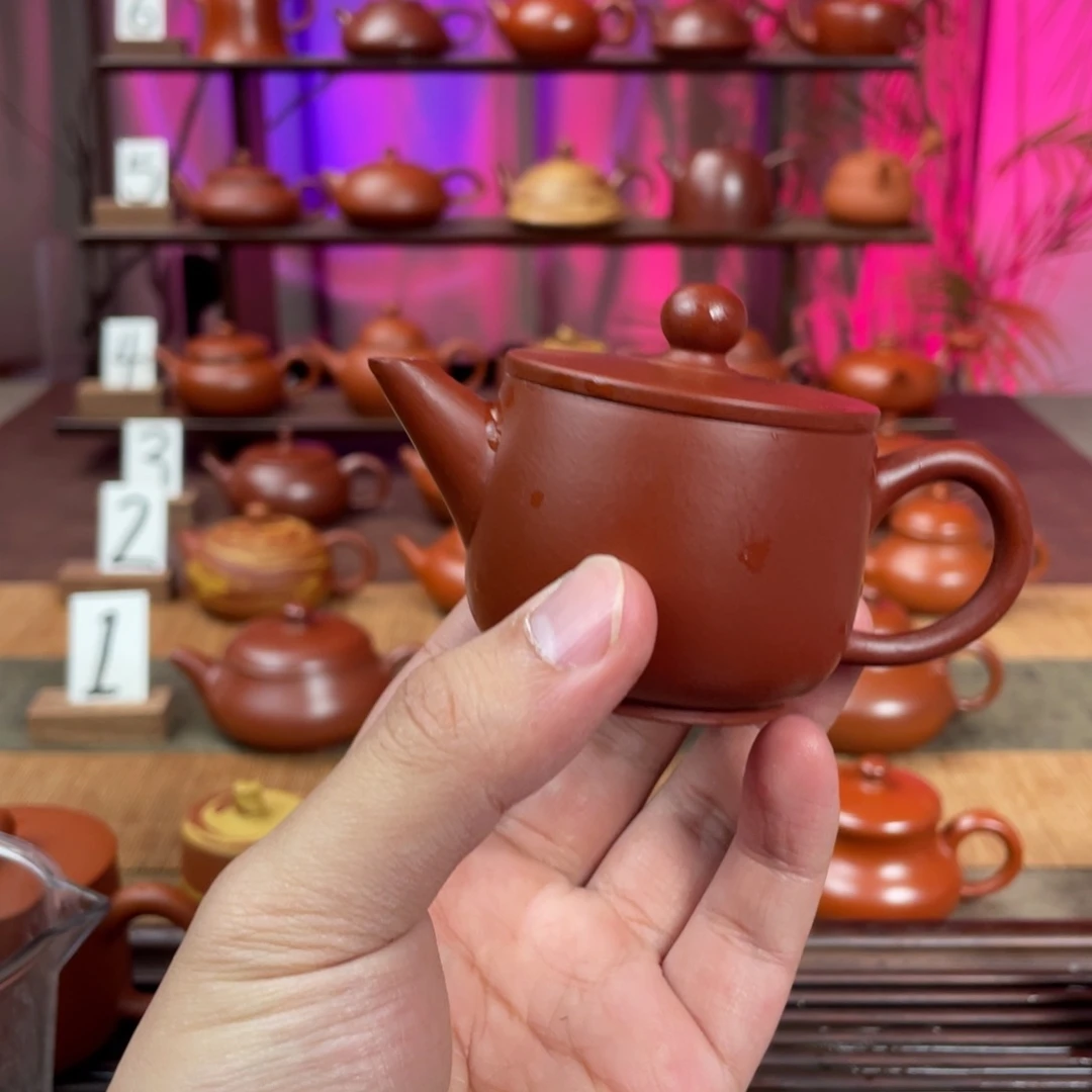 ****森紫砂茶壶汉瓦60cc