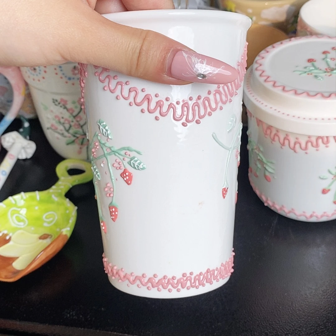 景德镇手绘釉下彩陶瓷瑕疵