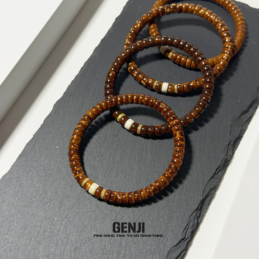 【全实心】紫金鼠手串4*7单圈男女百搭简约盘玩小众文玩精工归圆