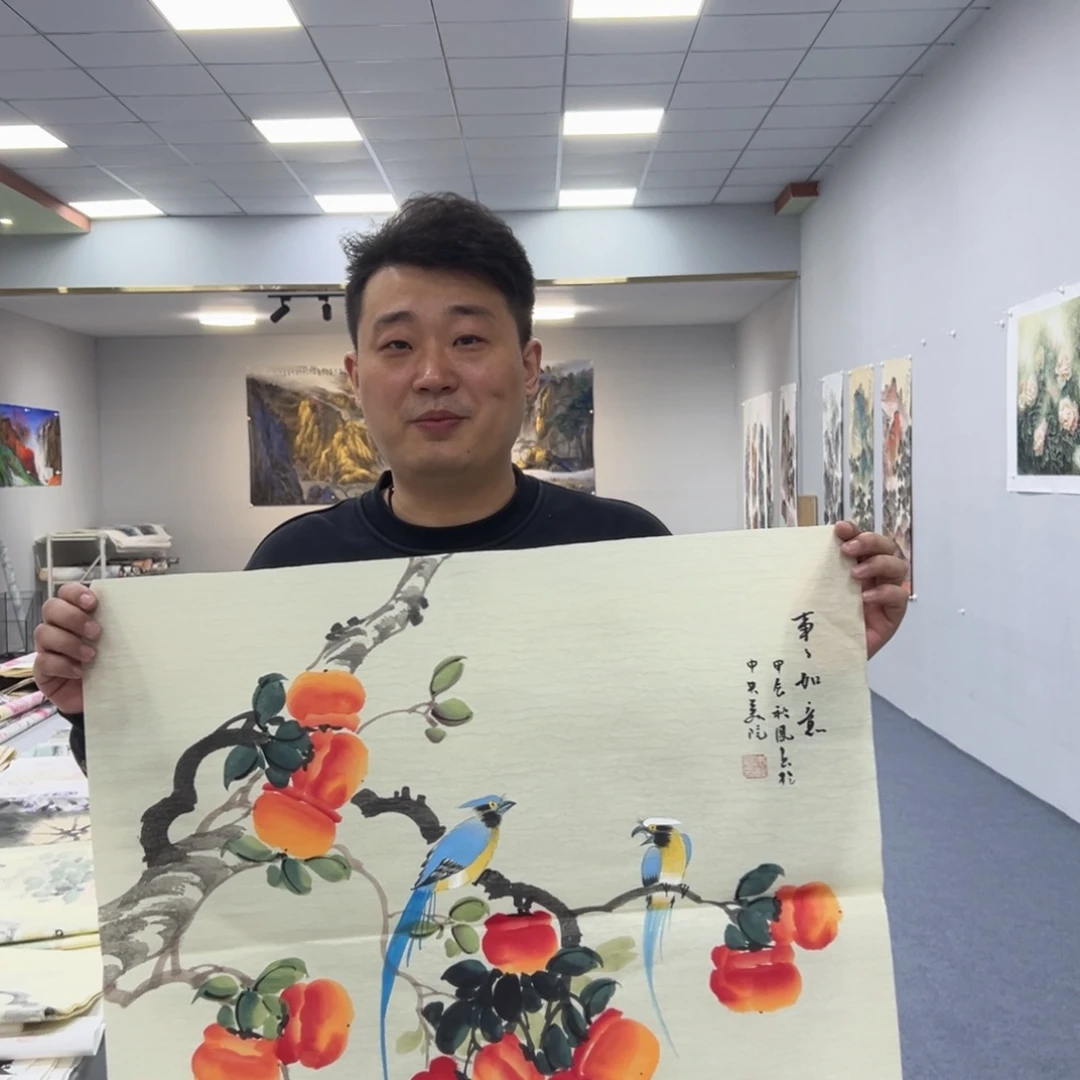 国画国画作品宣纸纯手绘