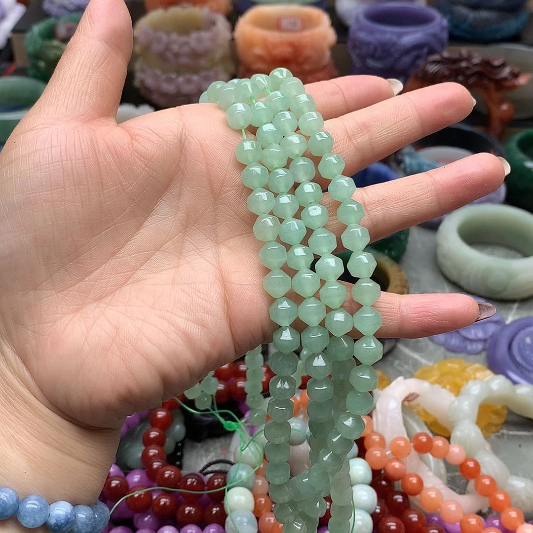 毛衣链未镶嵌石英质玉