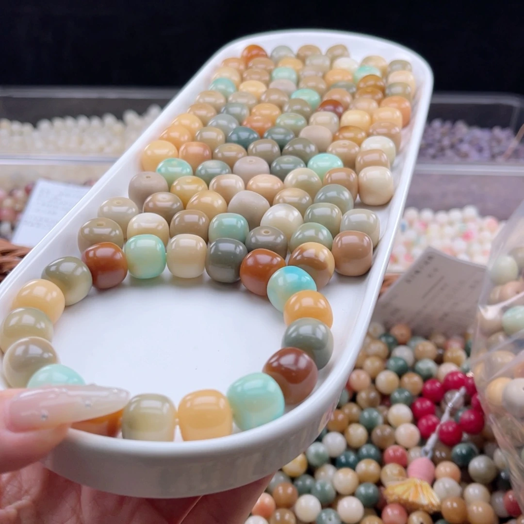 白玉菩提吊坠kkk14mm/20颗瓷实料