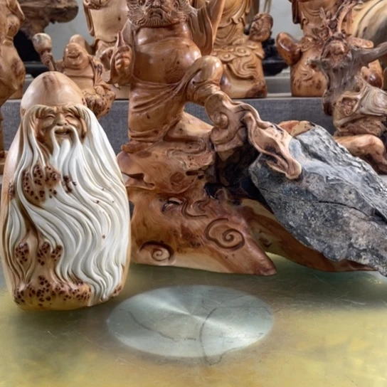 成***生柏木（崖柏）崖柏工艺品摆件