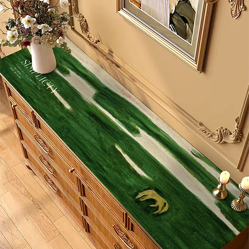 旷野客厅鞋柜盖垫长条防水防油耐脏皮革保护垫方形盖布可自由裁剪