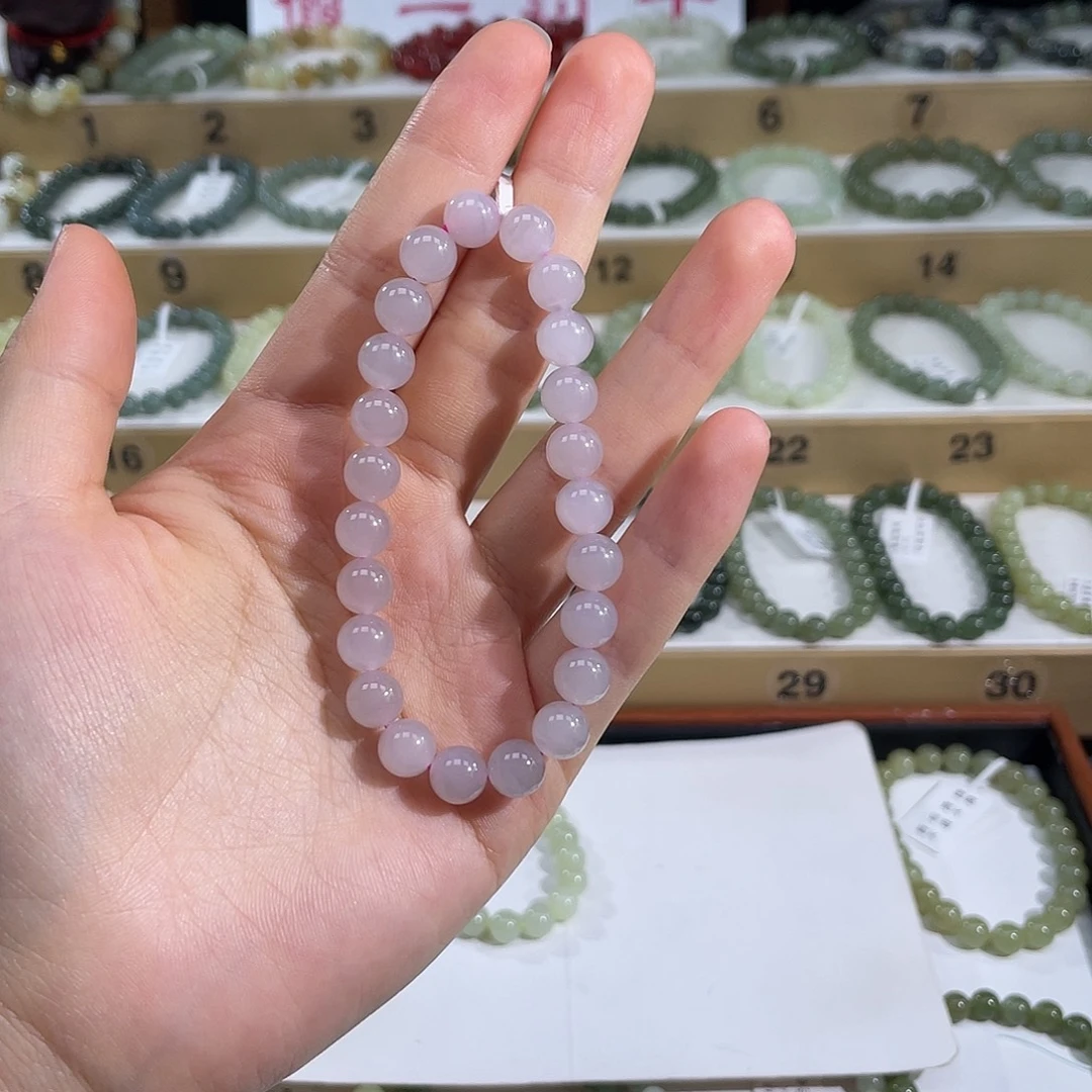 水***韵和田玉未镶嵌手链