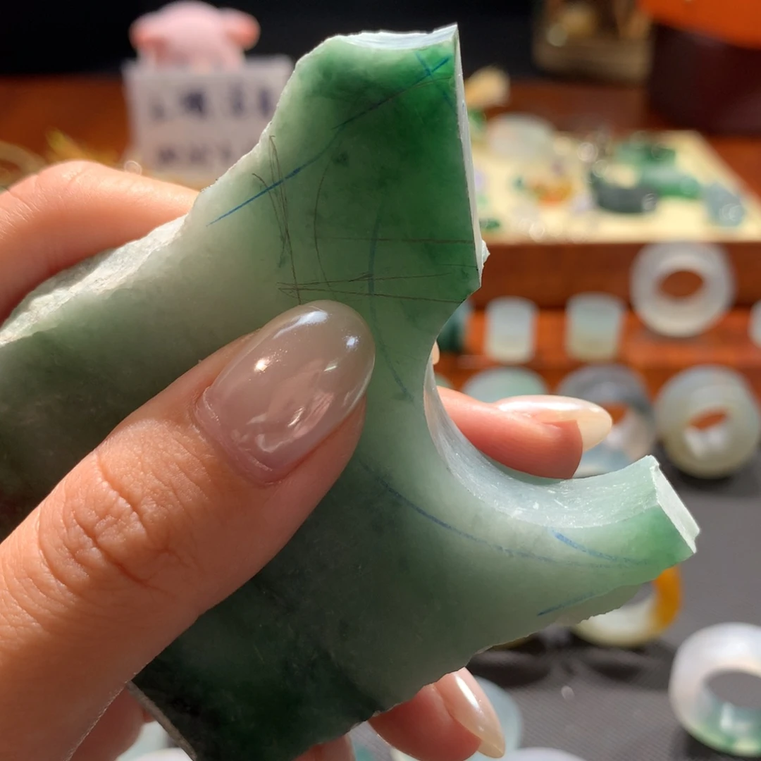 未镶嵌定制翡翠?****～包工雕刻福袋