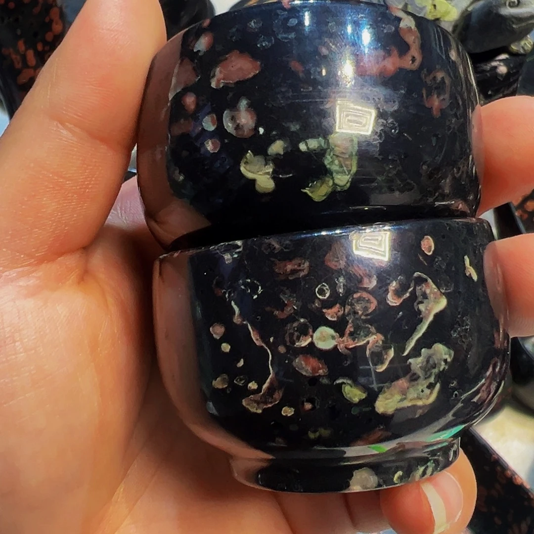 梅花玉鱼缸石茶周边微瑕不退不换