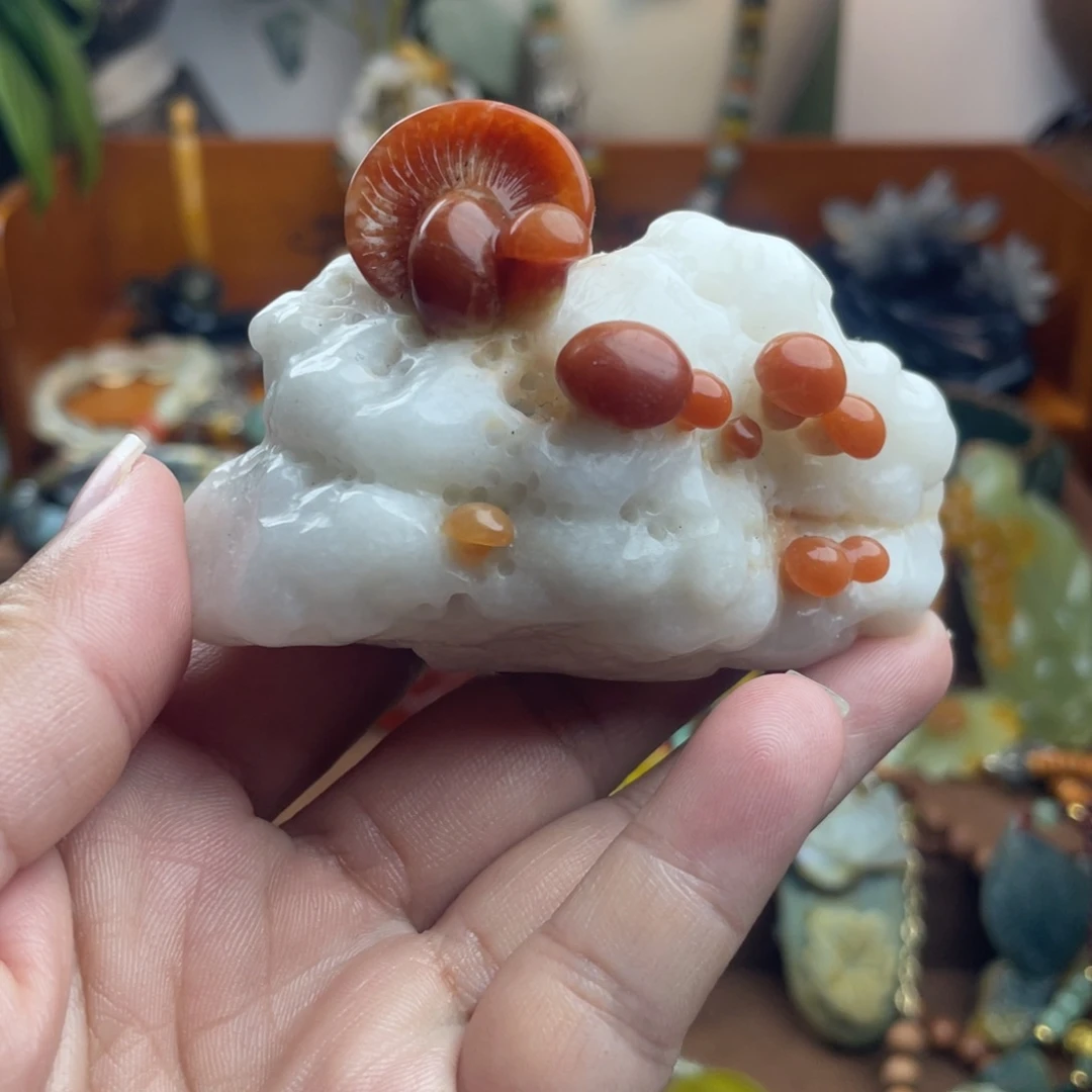 蛇纹石玉未镶嵌吊坠