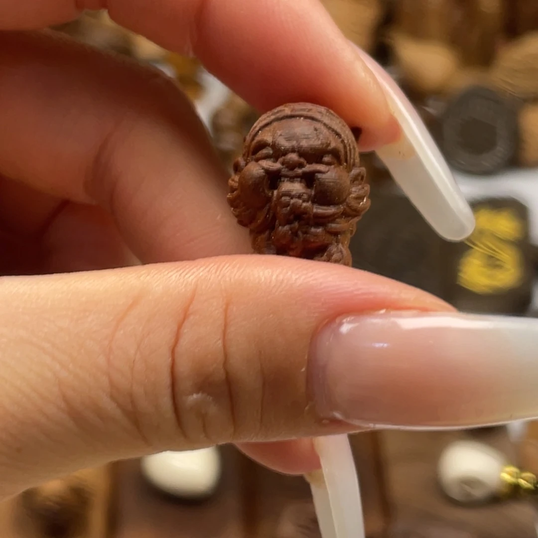 檀香木散珠钟馗老山檀香