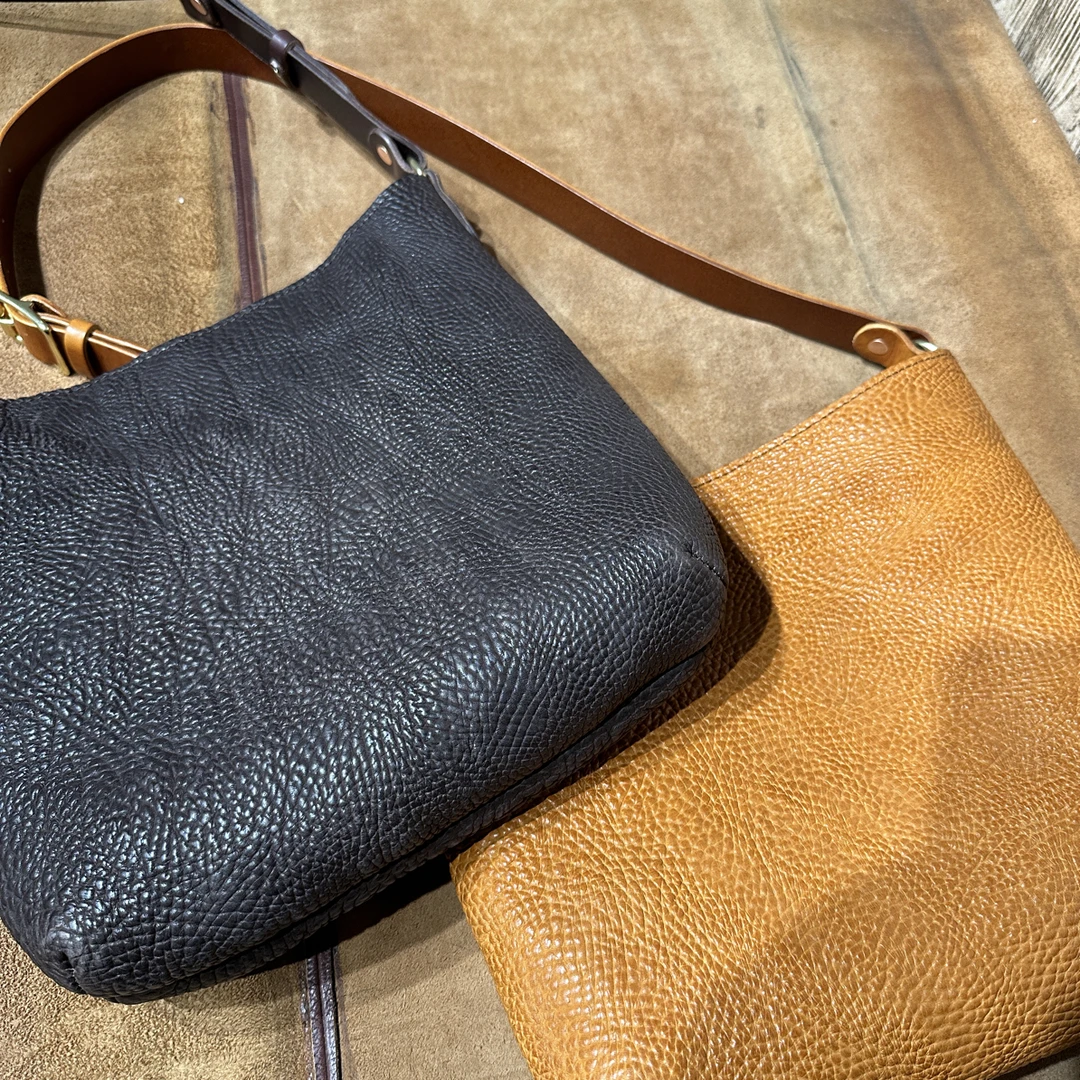 牧道皮具 手工皮具 美式 阿美咔叽牛脖子街风斜挎托特