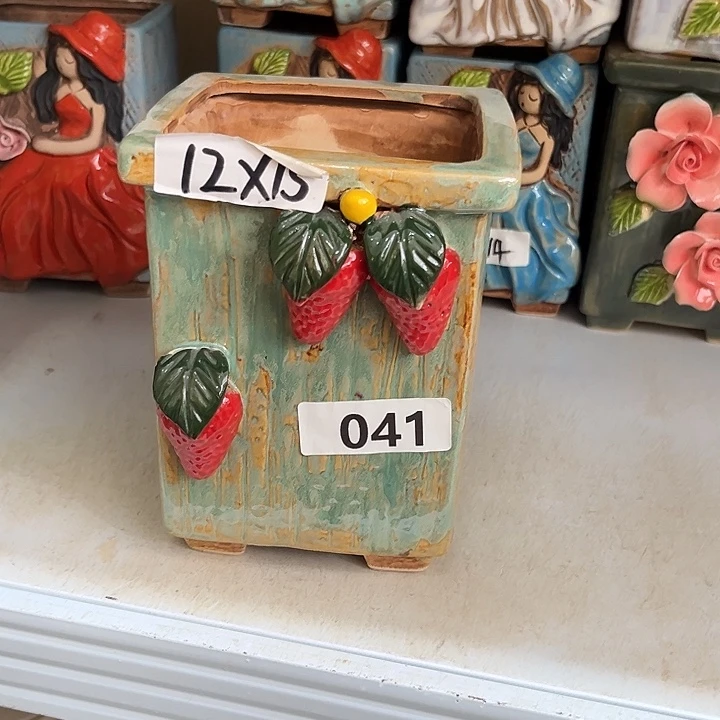 粗陶材质多肉花盆