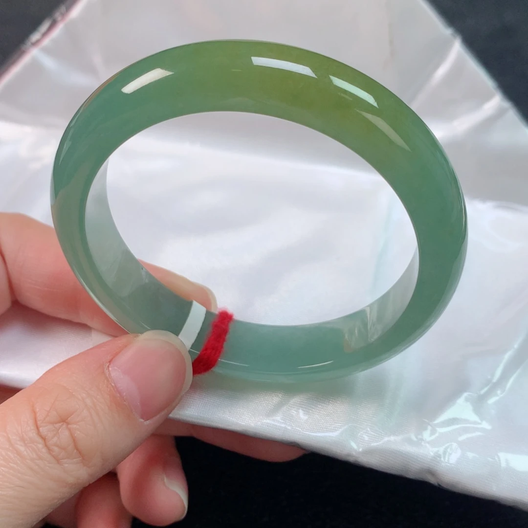 未镶嵌手镯翡翠缅甸天然翡翠手镯5354