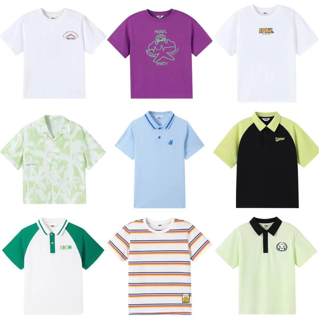 【孤品捡漏】【帅气男孩】男童T恤圆集合安奈儿童装