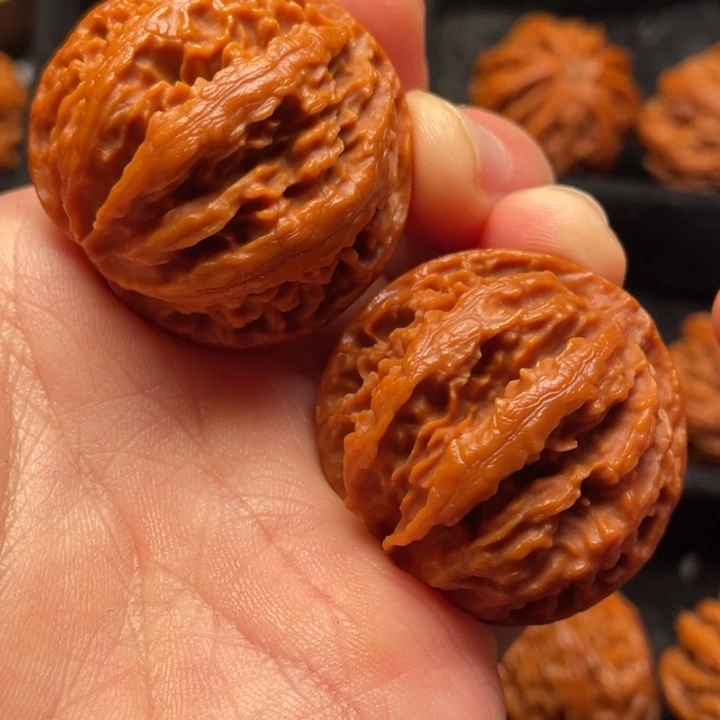 文玩核桃把件秦岭山脉核桃