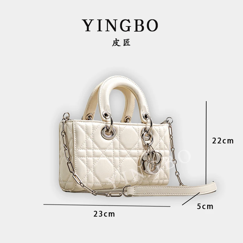 【英柏甄选】SK-82317-1-优雅白 然与纯小众设计感单肩包百搭女包