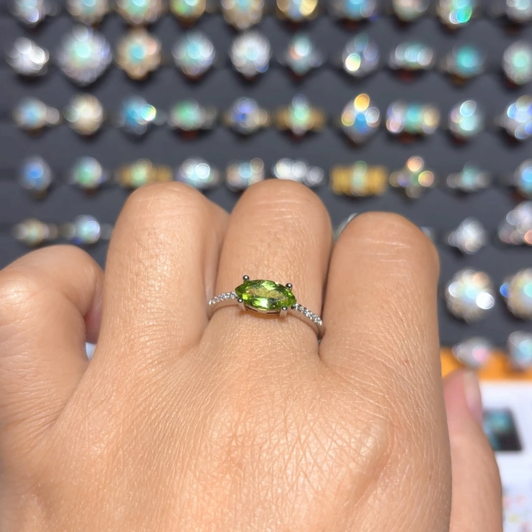 欧泊银S925镶嵌戒指