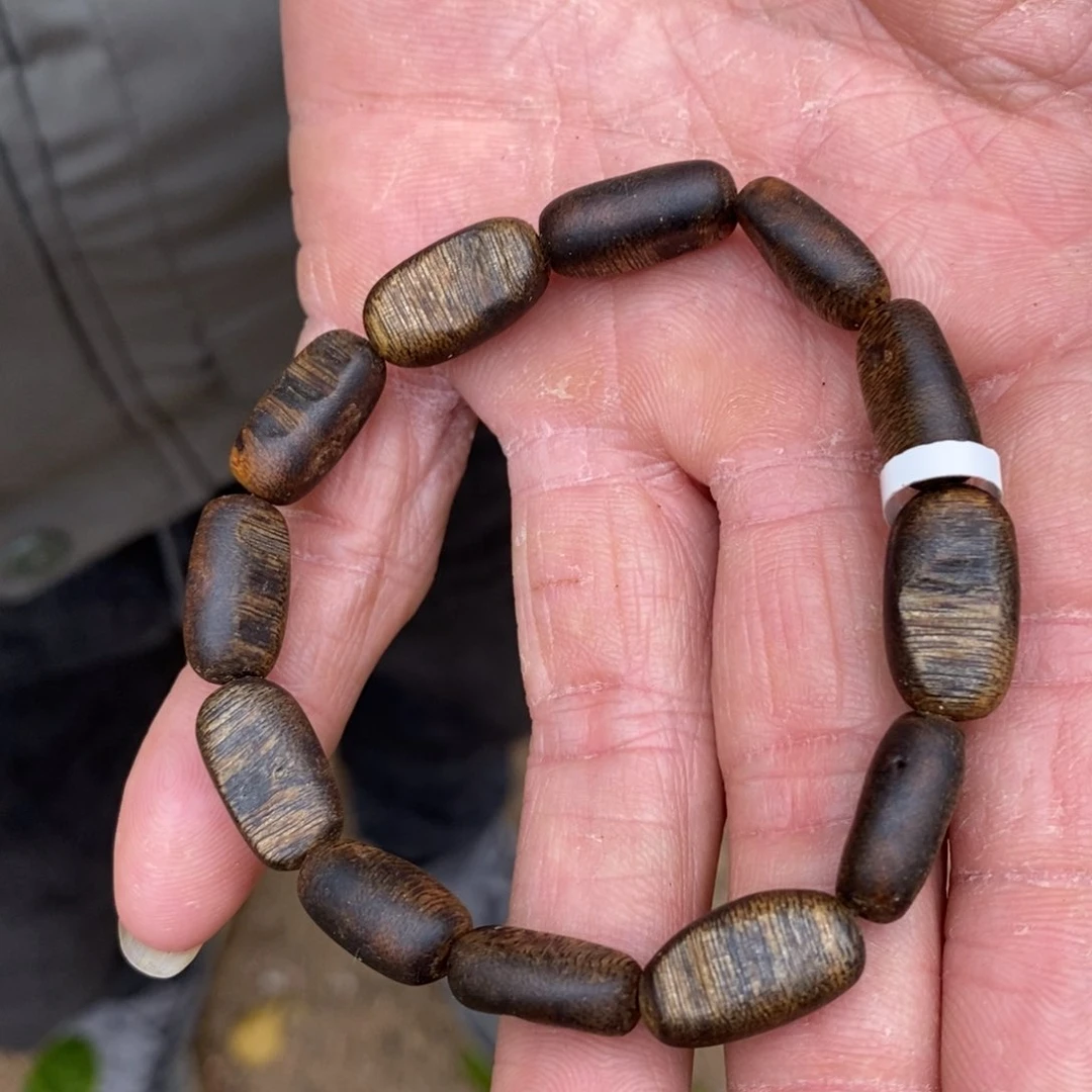 沉香手串留疤单圈多样性发一