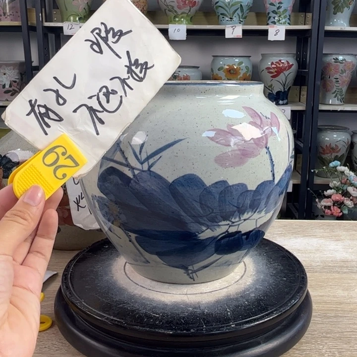 罐1tc景德镇陶瓷花盆