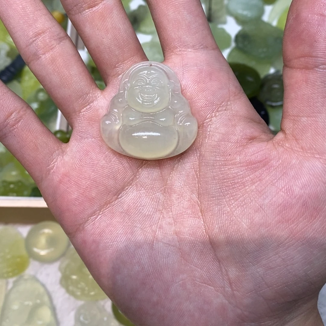 岫玉未镶嵌吊坠(不含链)